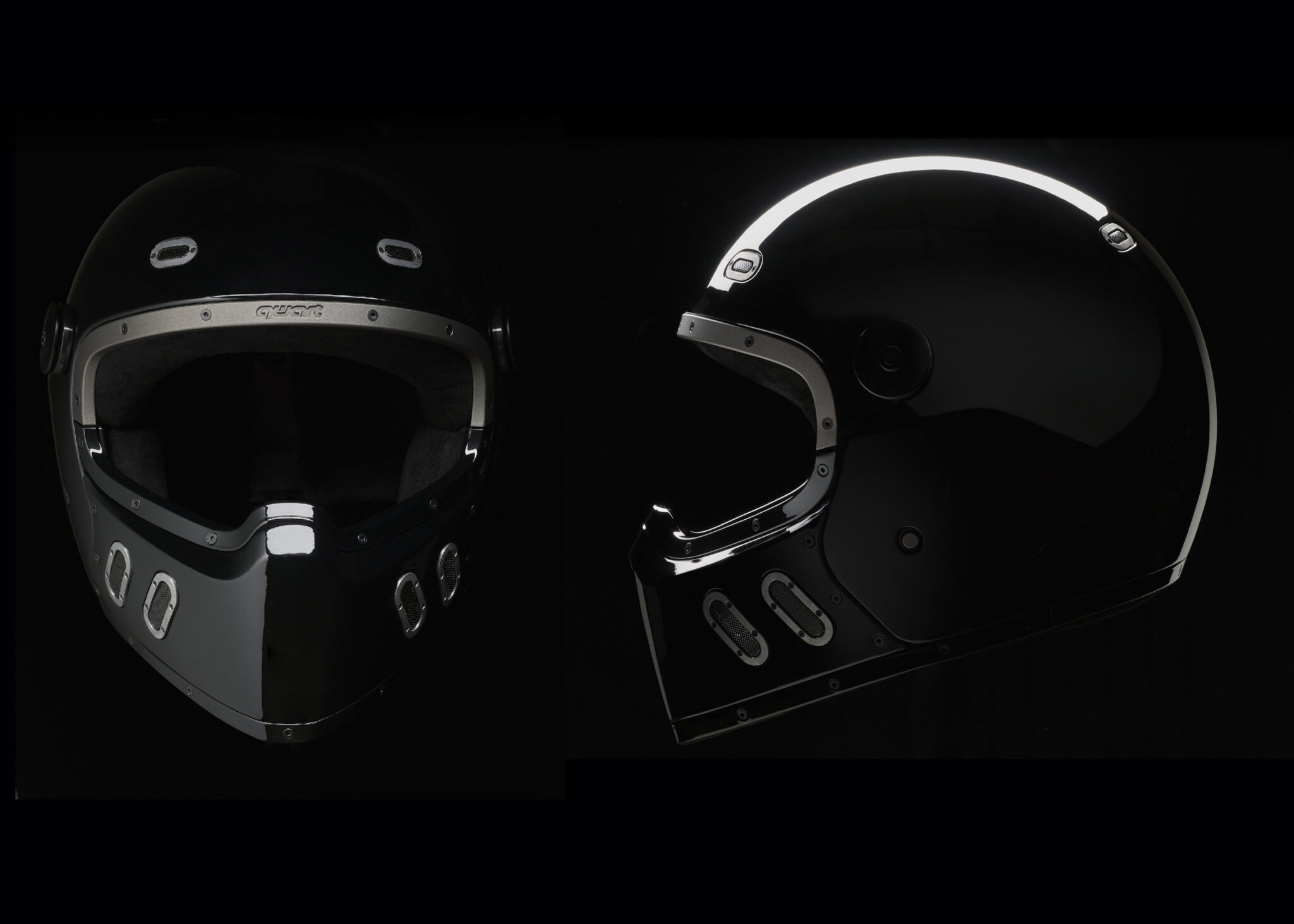 Qwart Helmets - The Phoenix: A Modular Carbon Fiber Motorcycle Helmet
