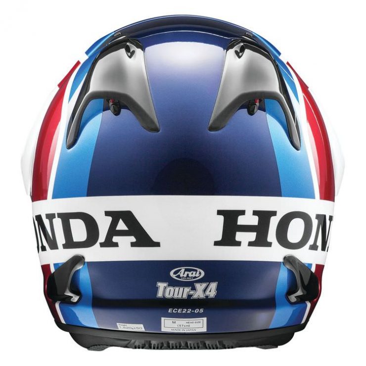 Arai XD-4 Africa Twin Helmet Back