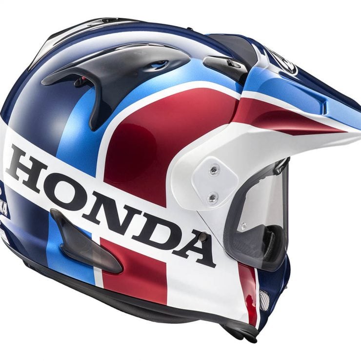 Arai XD-4 Africa Twin Helmet Rear Side