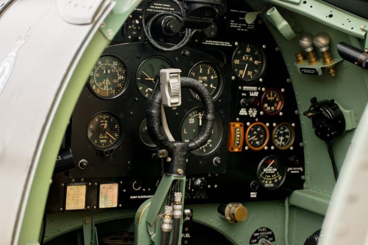 Spitfire Cockpit Controls