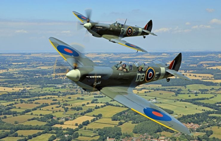 Spitfire Flight Formation