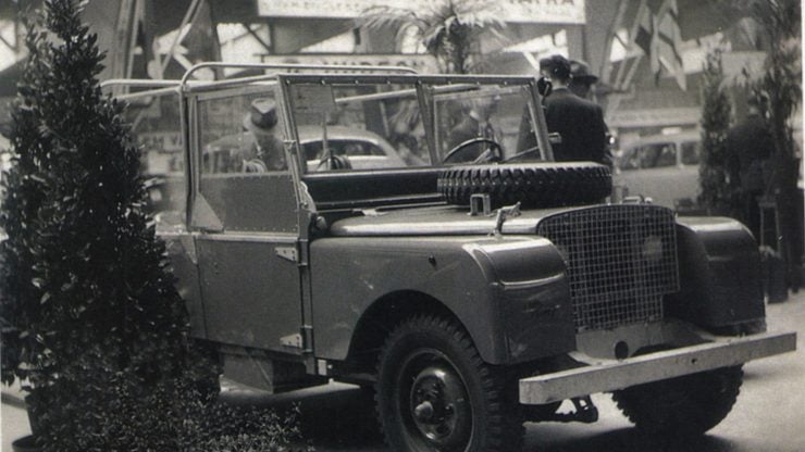 Land Rover Series I Amsterdam Motor Show, abril de 1948