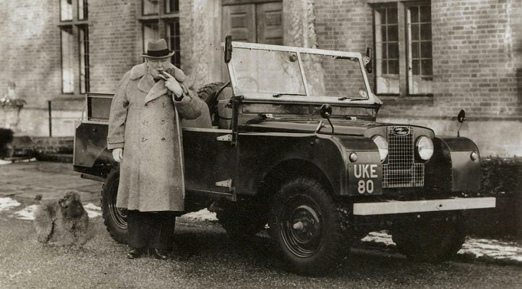 Winston Churchill Land Rover Série I