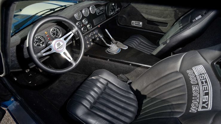 Shelby Daytona cockpit