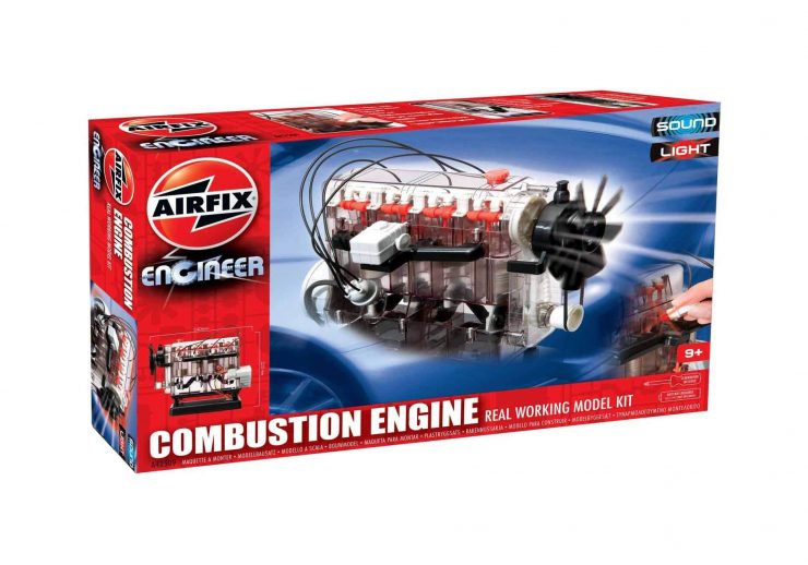 Airfix Combustion Engine Kit - A Transparent Working Engine Model Box