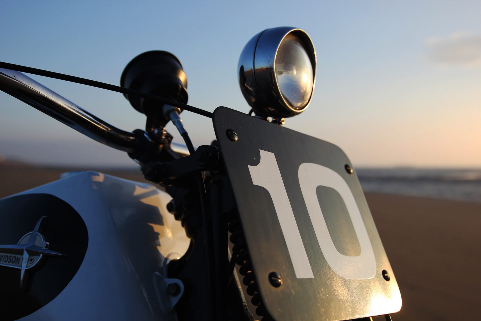 The British Harley-Davidson Beach Racer by Hoxton Moto