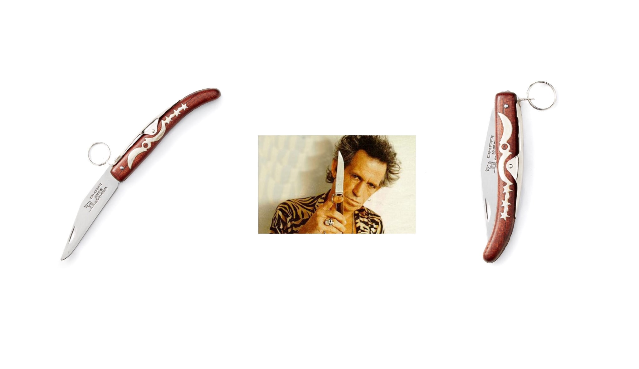 Keith Richards' Pocket Knife - The Okapi Keyring Lock Knife
