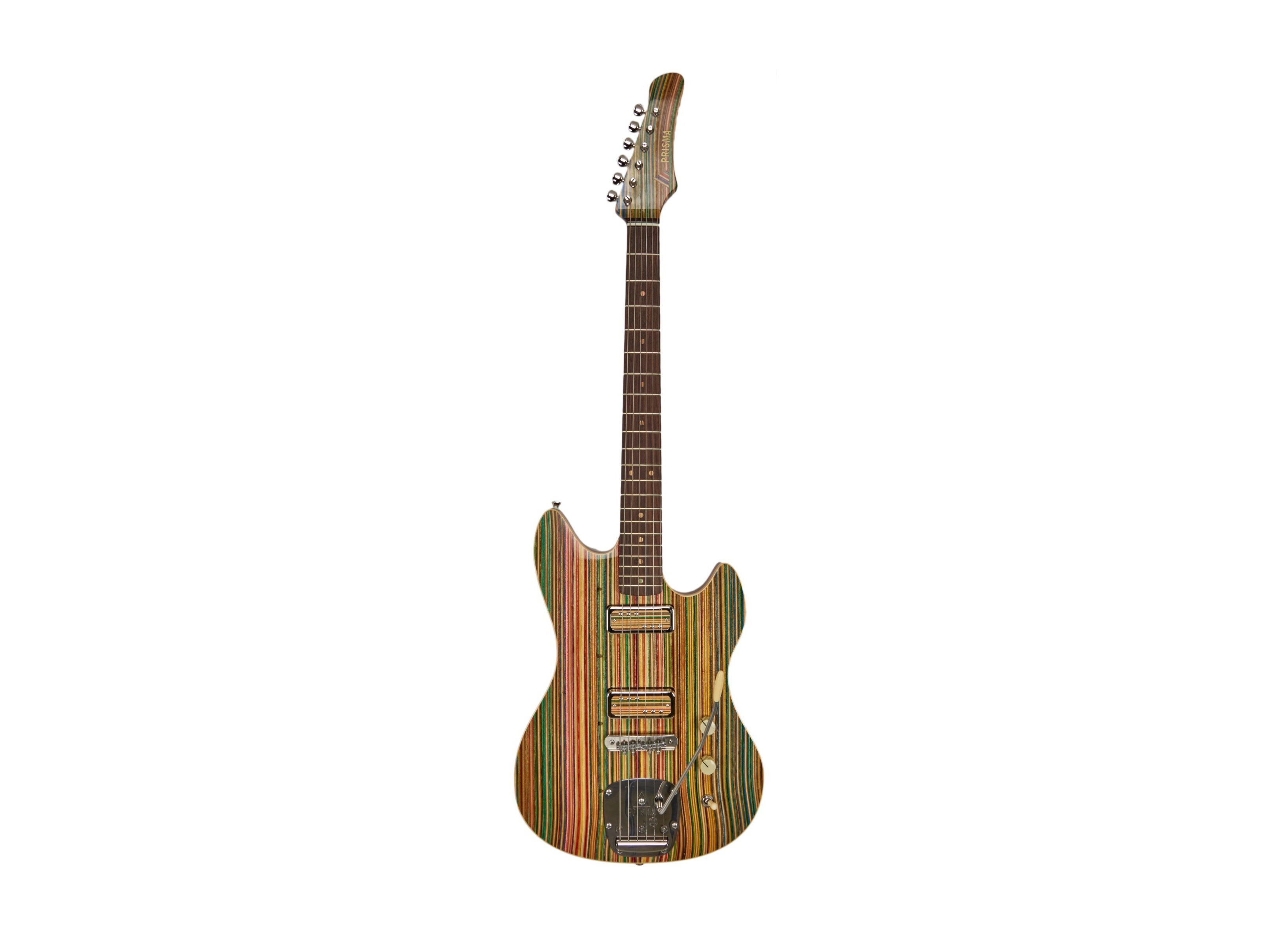 Prisma Skateboard Guitars - Made From 50 Laminated Skateboard Decks