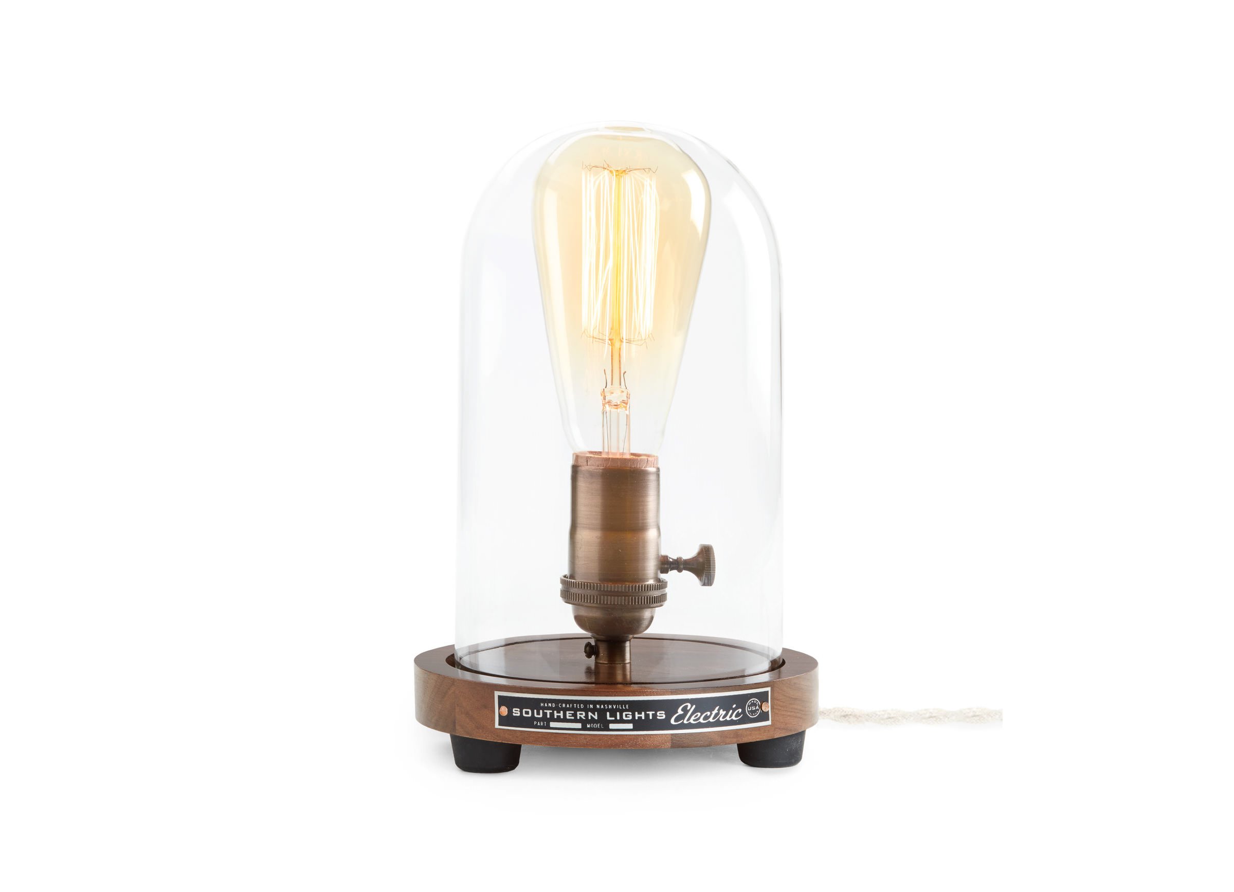 Southern Lights Electric Original Bell Jar Table Lamp