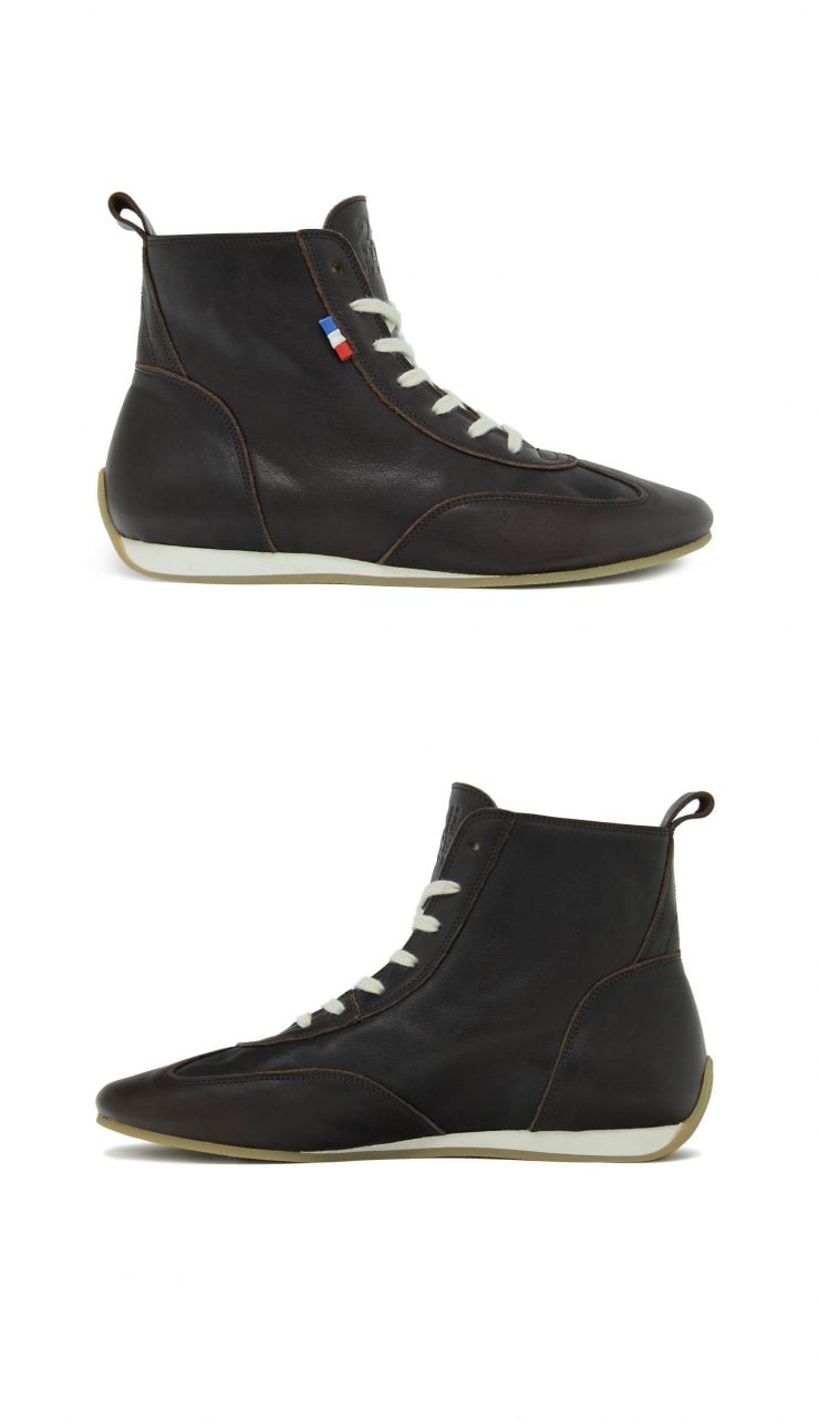 The Piloti 1923 Retro Limited Edition 24H Le Mans Driving Shoe Sides