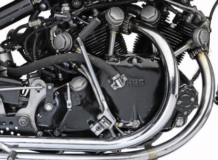 Vincent Black Shadow Lightning V-Twin Engine