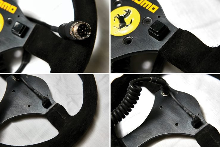 Alain Prost Ferrari 641 Formula 1 Steering Wheel Collage