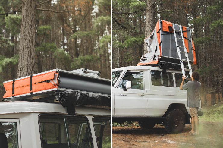 Crow's Nest Two-Person Rooftop Tent by Feldon Shelter 2