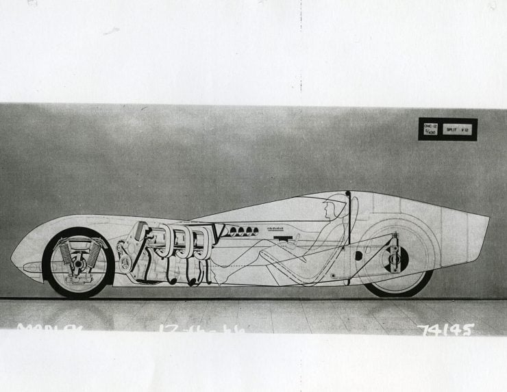 General Motors Three-Wheeler Designed By Peter Maier X-Ray