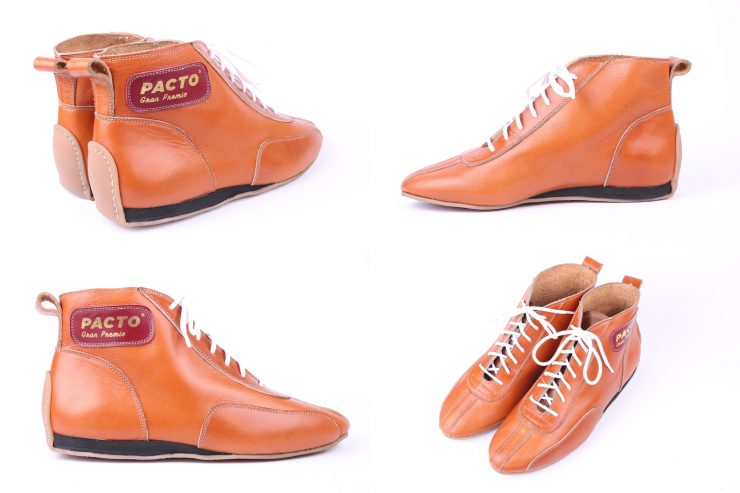 Pacto Racing Boots Collage