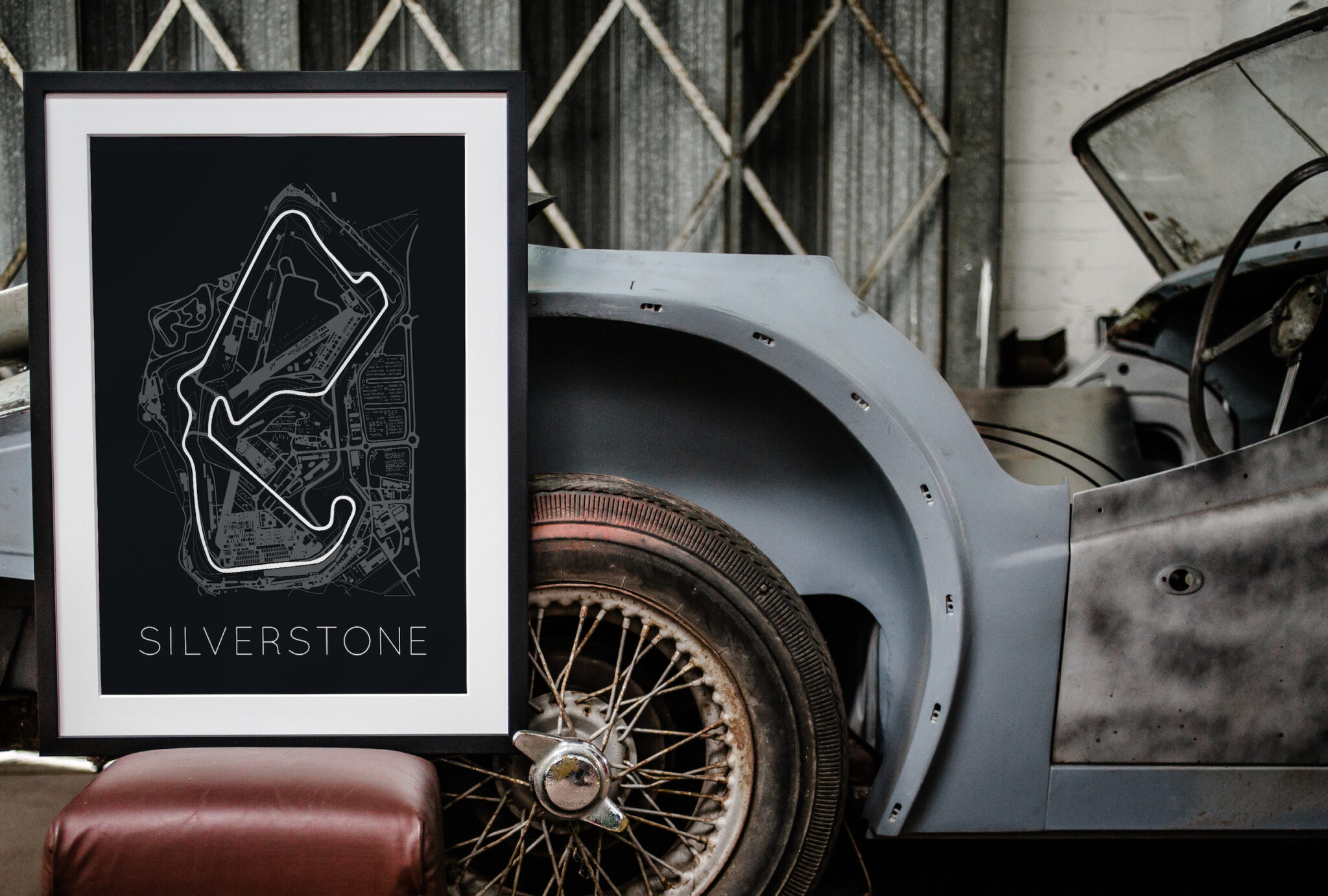 Rear View Prints Race Tracks Of The World
