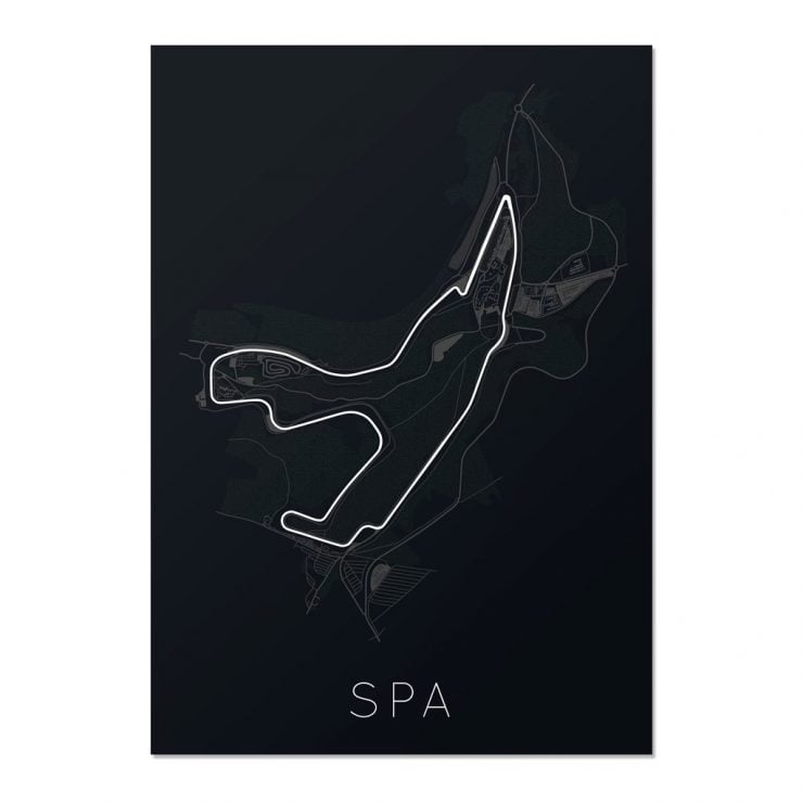 Spa Track Map