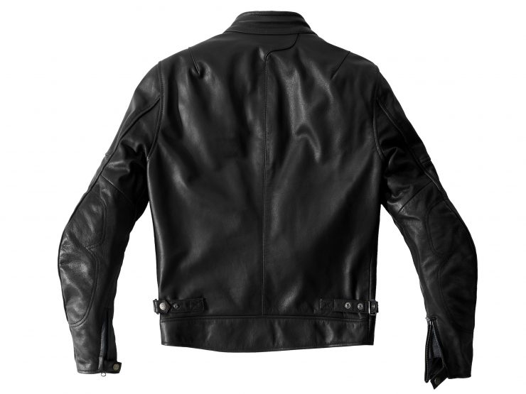 Spidi Rock Motorcycle Jacket - An Armored Italian Buffalo Leather Jacket Back