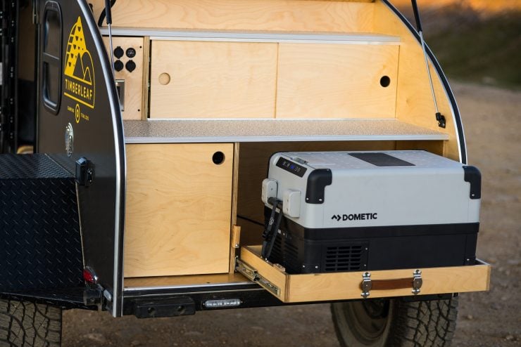 Timberleaf Pika Teardrop Camper Trailer Cooler