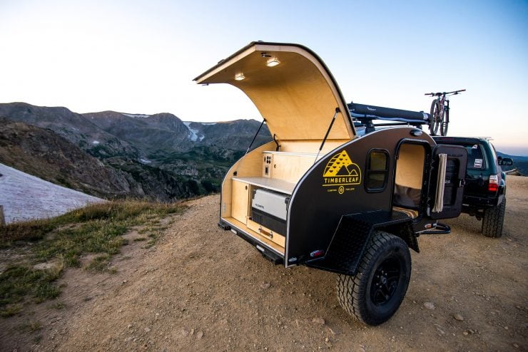 Timberleaf Pika Teardrop Camper Trailer Kitchen 2