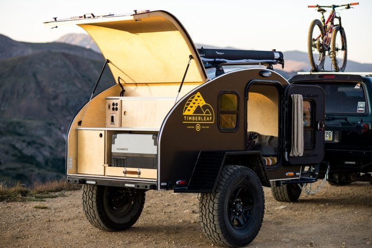 Timberleaf Pika Teardrop Camper Trailer Kitchen