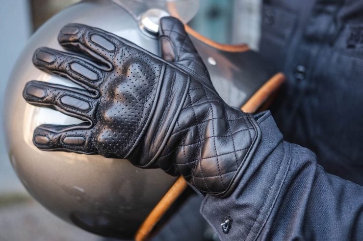 BSMC x Goldtop Motorcycle Gloves Black 2