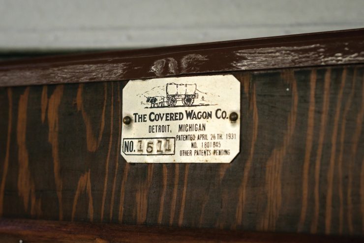 Covered Wagon Company Camping Trailer Sign