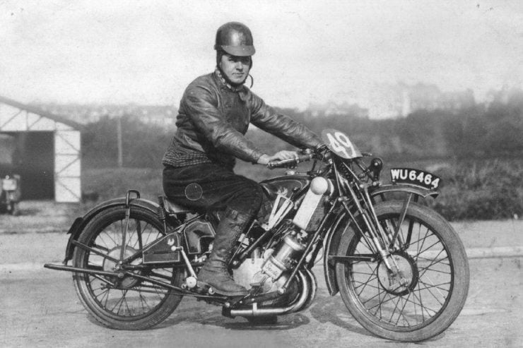 J H Welsby, Isle of Man TT Scott Motorcycle