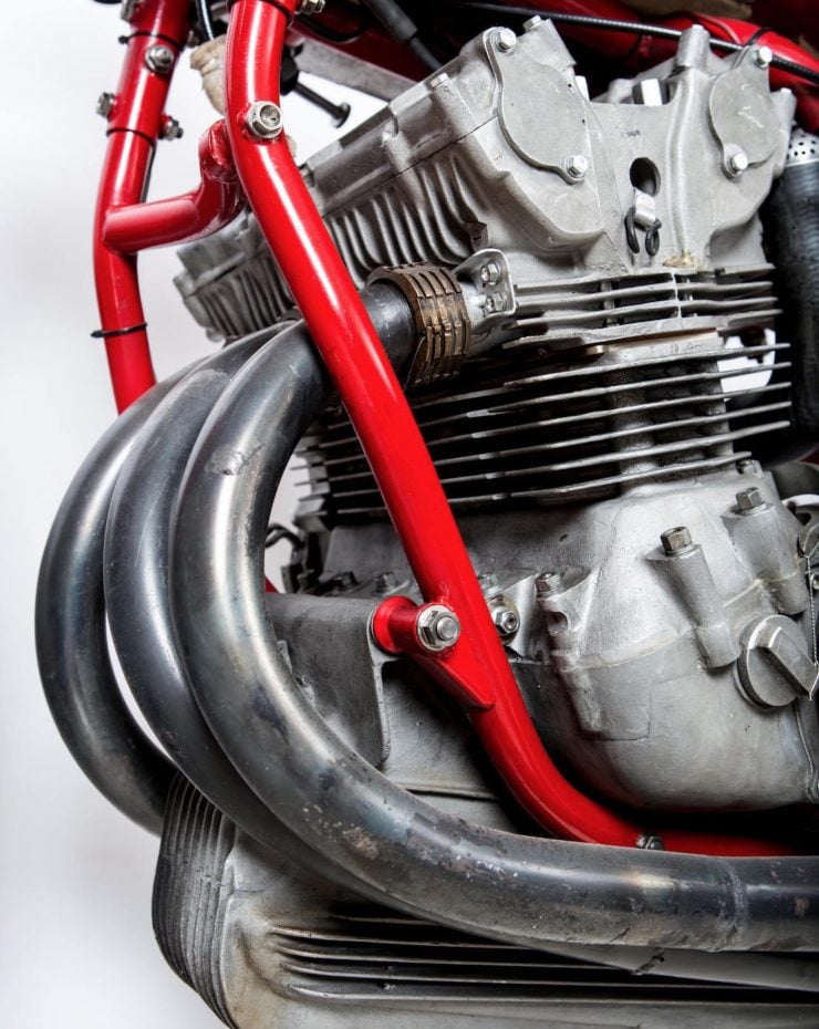 MV Agusta Three-Cylinder Engine Exhaust