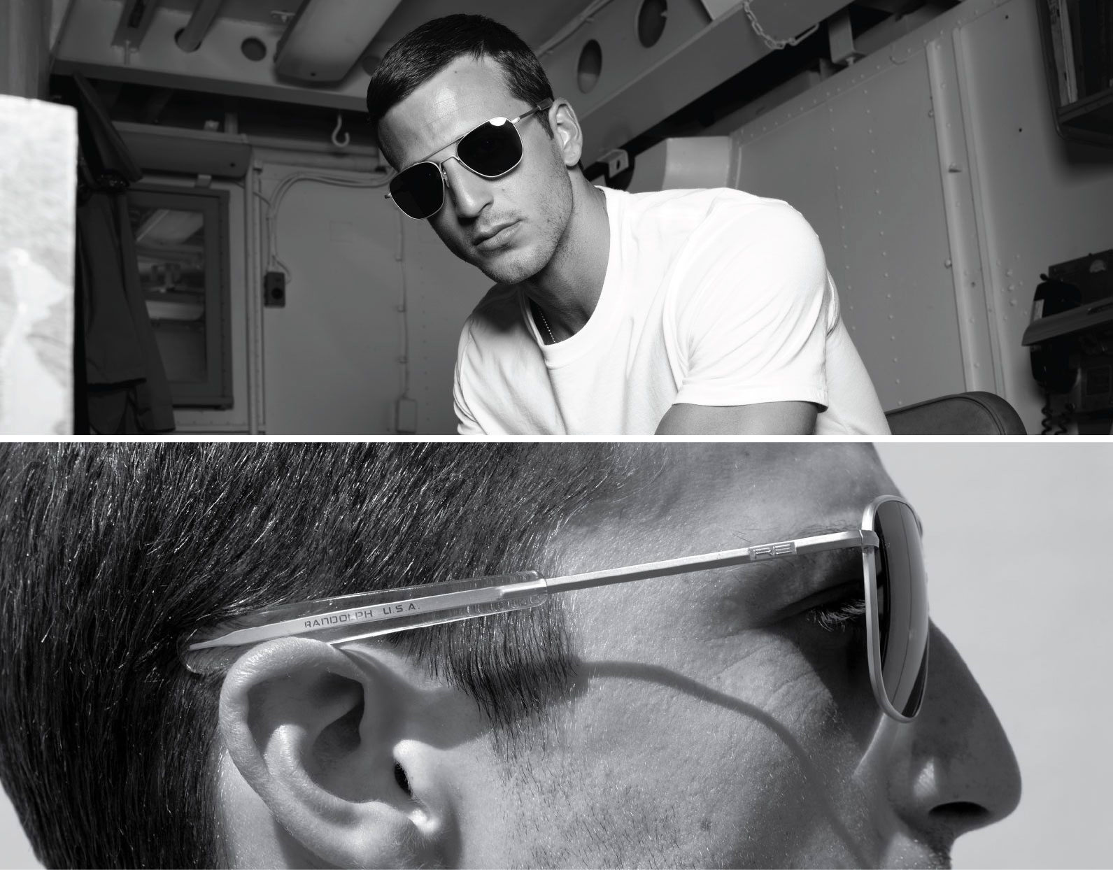 Randolph Aviator Sunglasses Standard Issue To Us Fighter Pilots