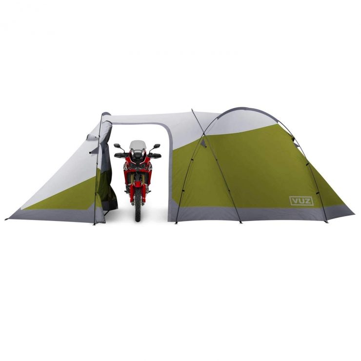 Vuz Motorcycle + 3-Person Tent 1