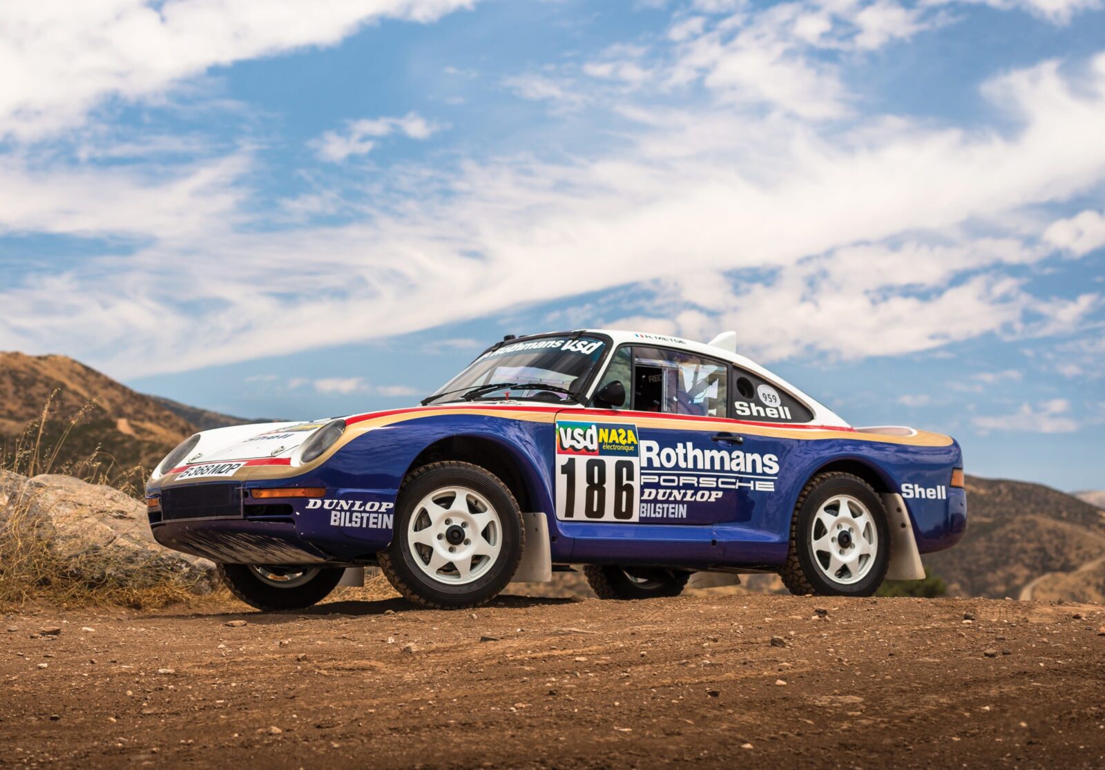 The German Rally Unicorn: An Original Porsche 959 Paris-Dakar Racer