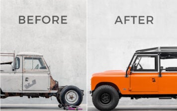 Land Rover Before And After Restoration