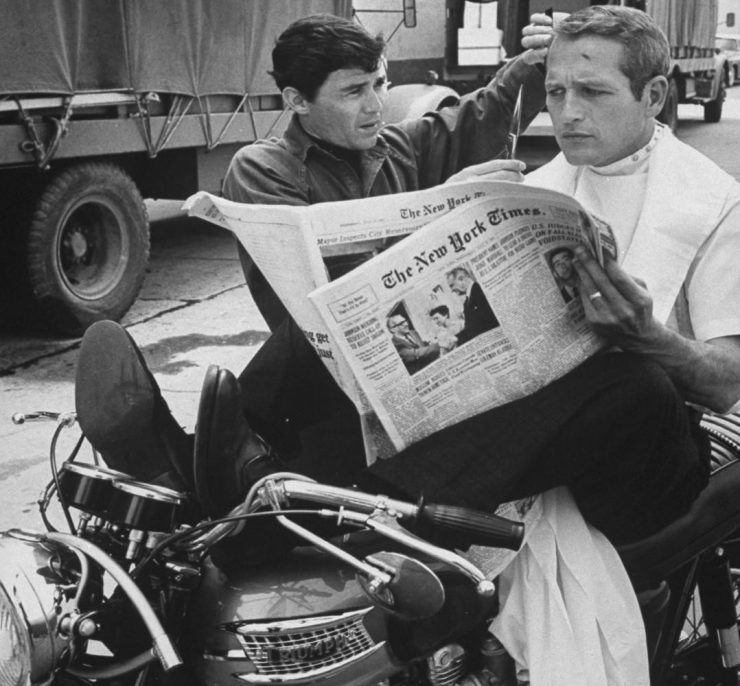 Paul Newman Triumph Motorcycle