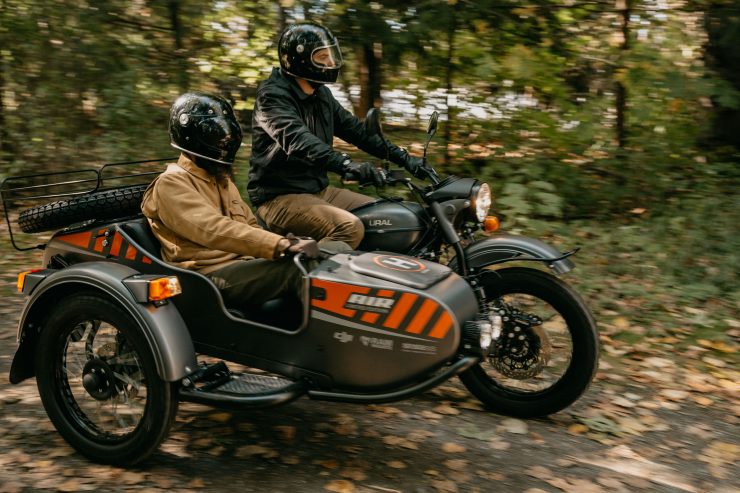 Ural Air LE - A Sidecar Motorcycle Equipped With A Scouting Drone