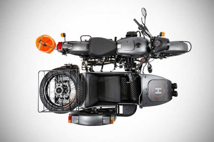 Ural Air LE Sidecar Motorcycle Overhead