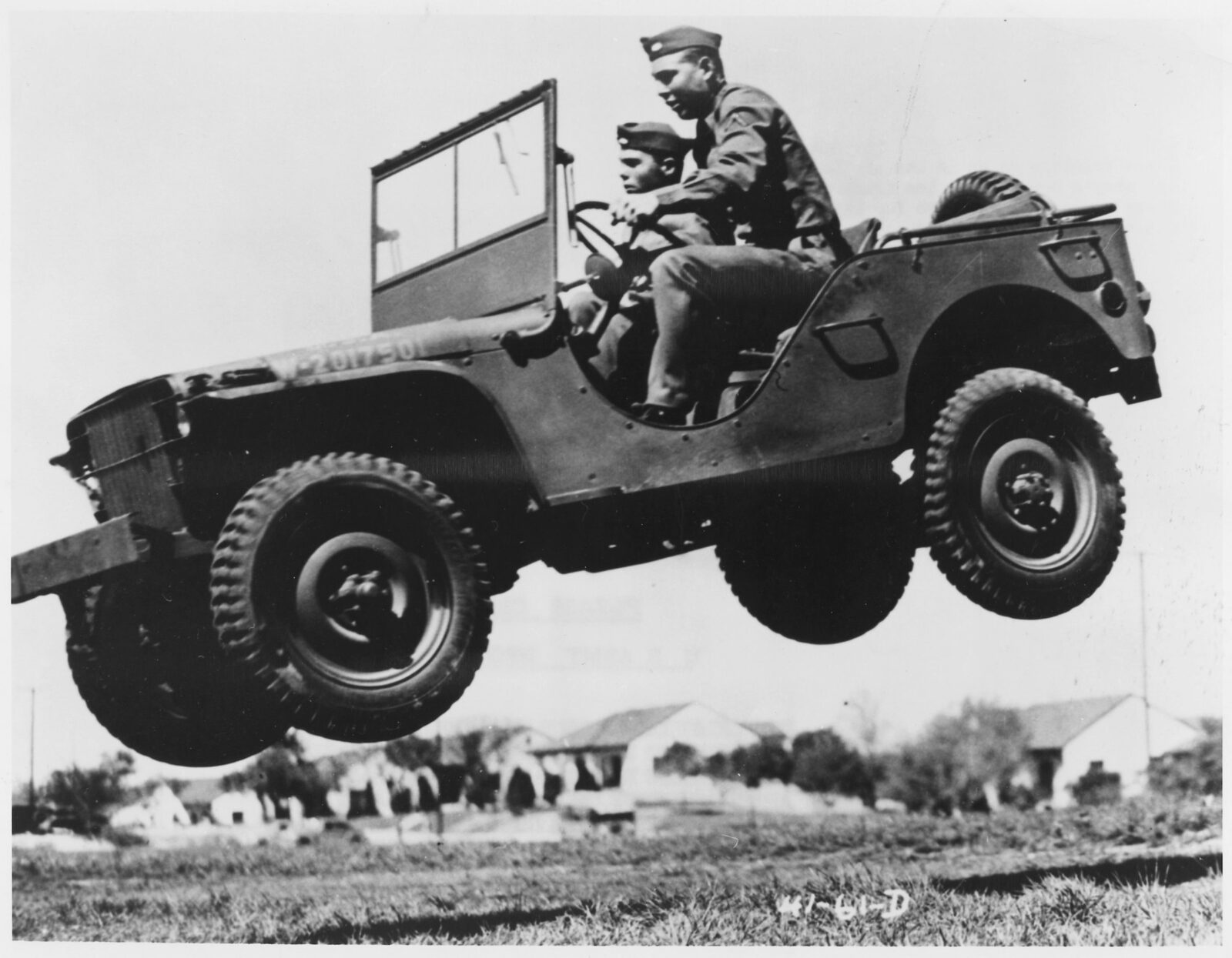 willys jeep modified white