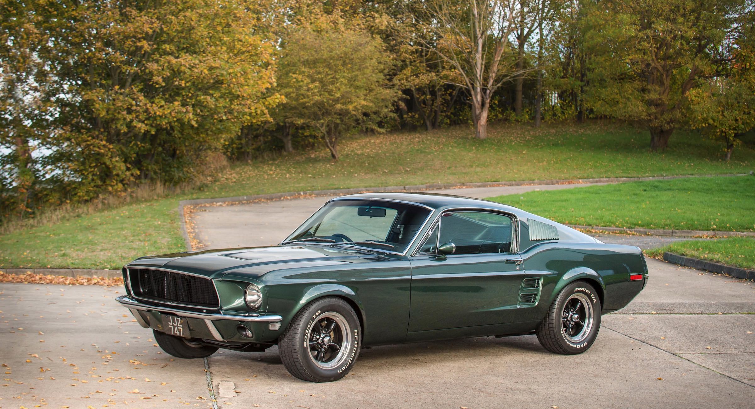 1967 ford mustang fastback green