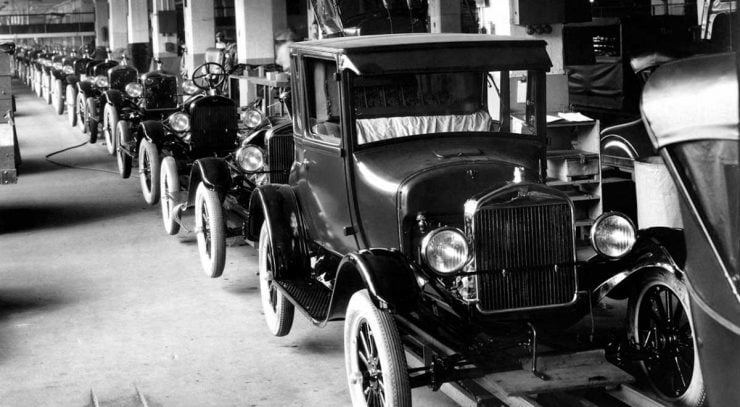 Ford Model T production line