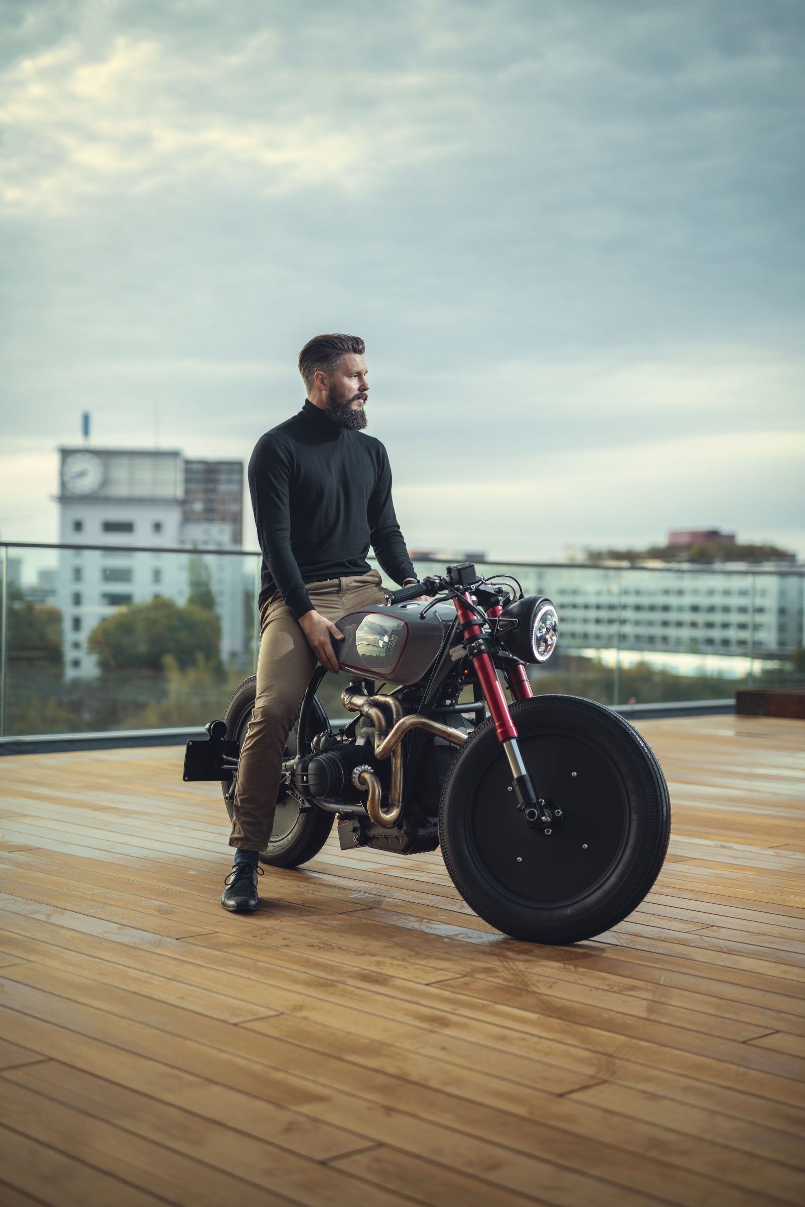 Retrofuture: A BMW R80 RT Cafe Racer by Moto Adonis