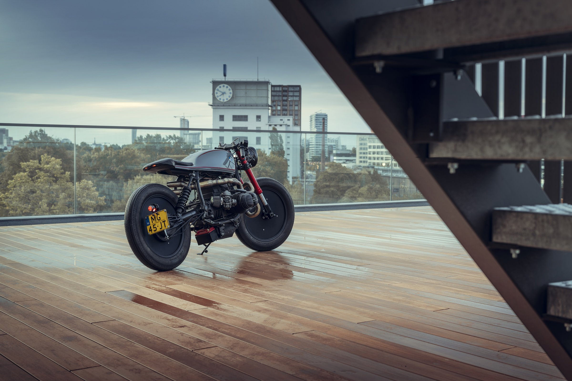 Retrofuture A BMW R80 RT Cafe Racer by Moto Adonis