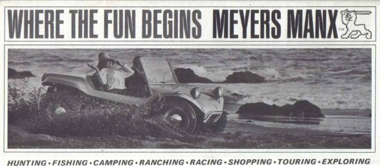 Bruce Meyers - Meyers Manx Magazine Ad