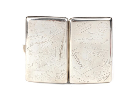 Captain Malcolm Campbell's WWI Silver Cigarette Case