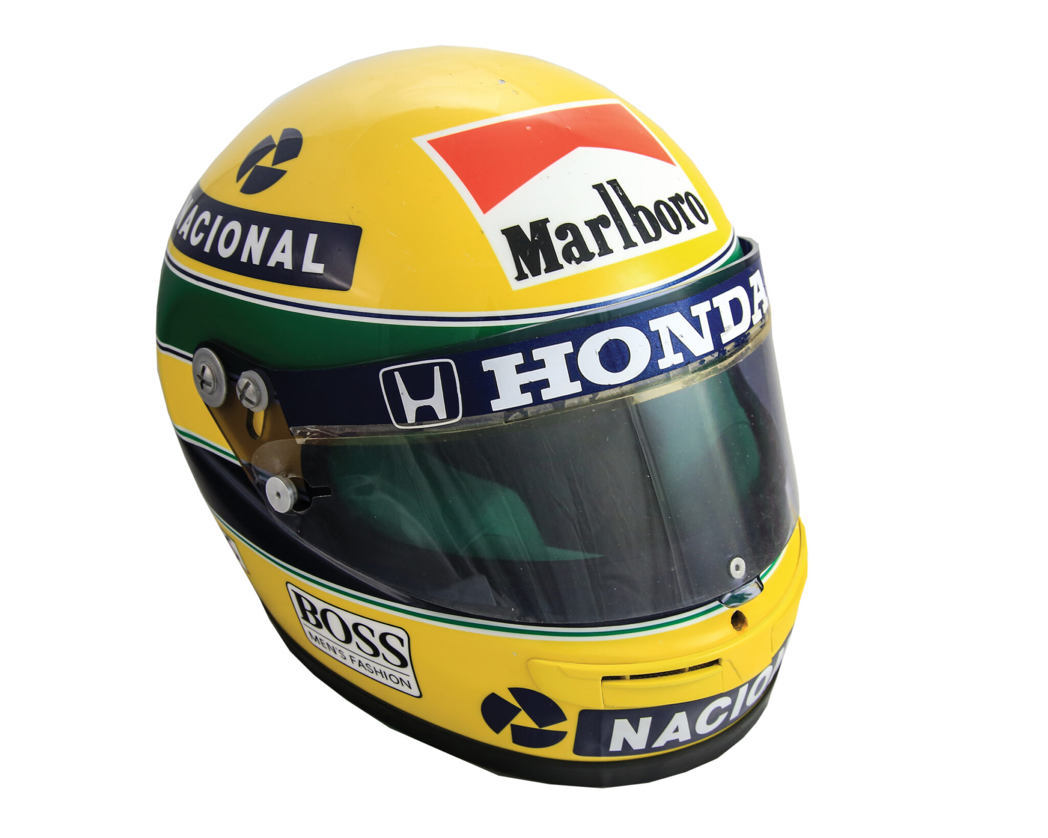 Ayrton Senna's Helmet - Worn During His 1990 Formula 1 World