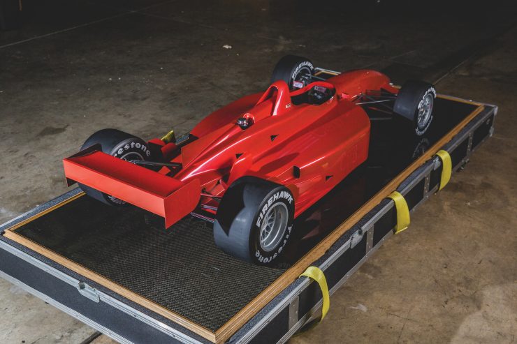 Indycar Wind Tunnel Car Model Back