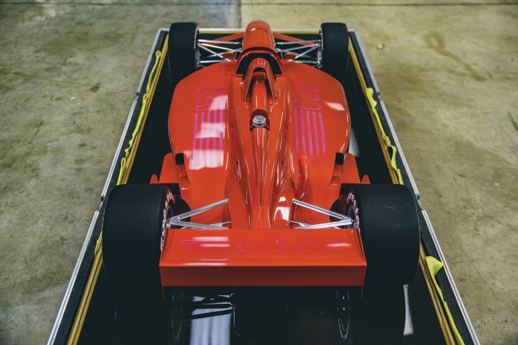 Indycar Wind Tunnel Car Model Rear