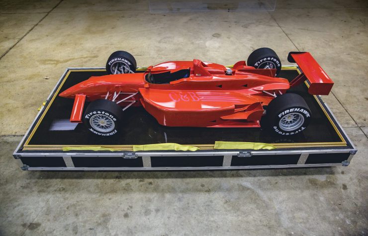 Indycar Wind Tunnel Car Model Side