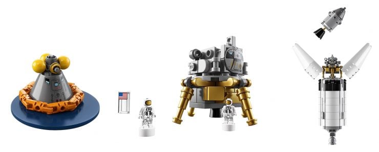 NASA Apollo Saturn V Rocket Lego Kit 4