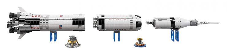 NASA Apollo Saturn V Rocket Lego Kit