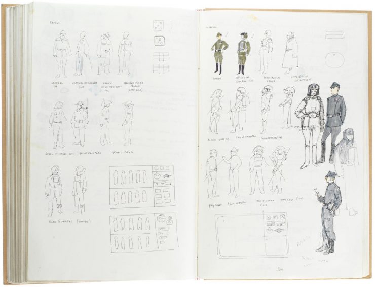 Star Wars Costume Design Sketch Book 1